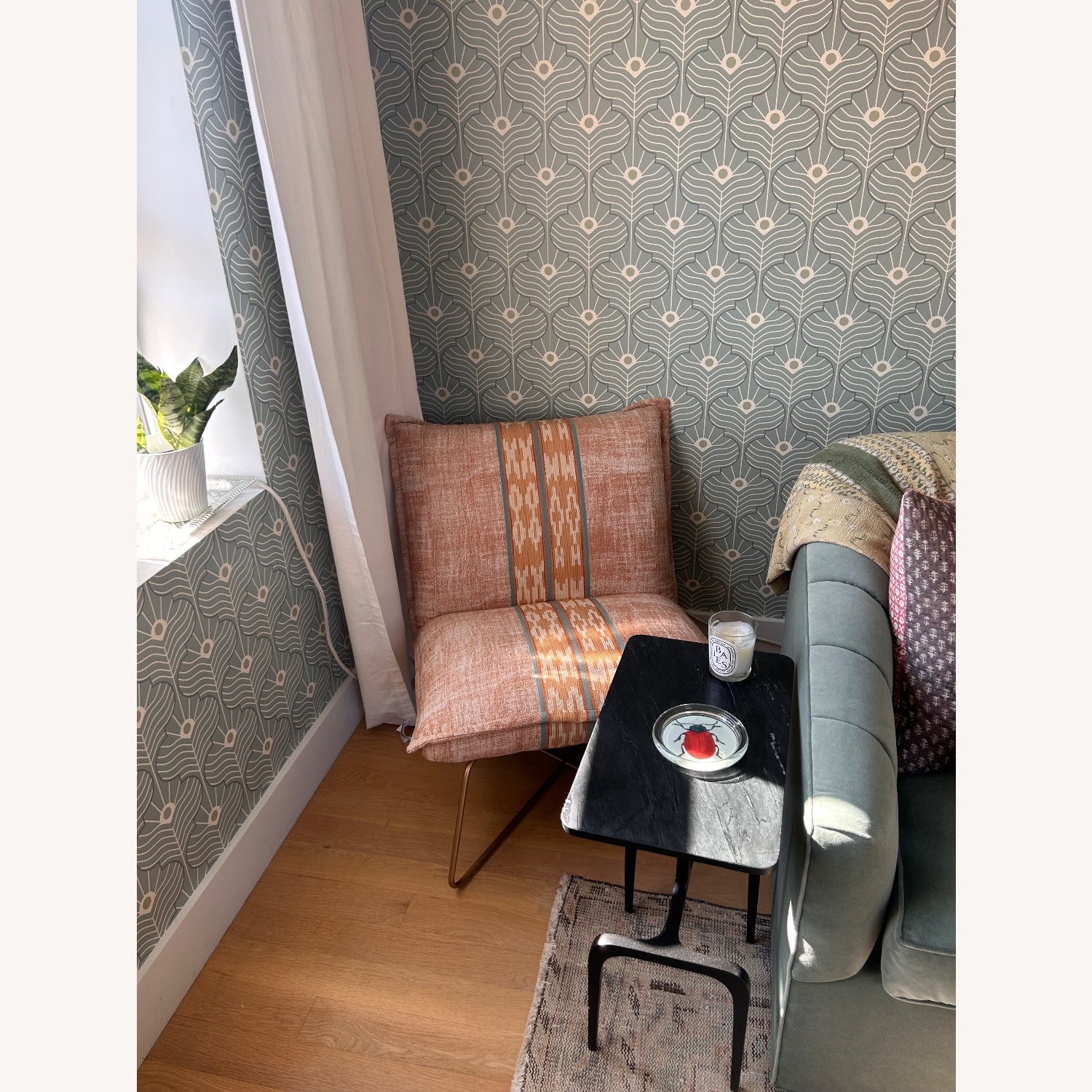 Anthropologie Marisol Relaxed Slipper Chair - image-1