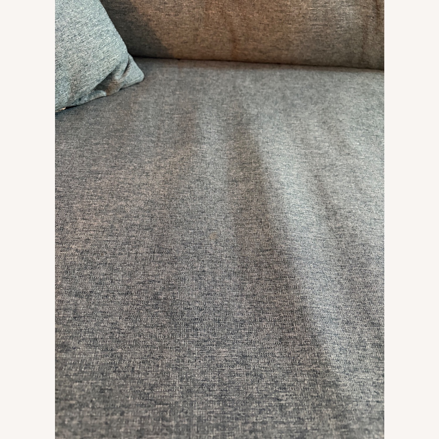 Raymour & Flanigan Wexler Blue Fabric 2 Seater Sofa - image-2