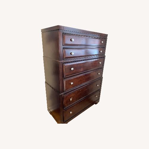 Used Raymour & Flanigan Dark Brown Dresser for sale on AptDeco