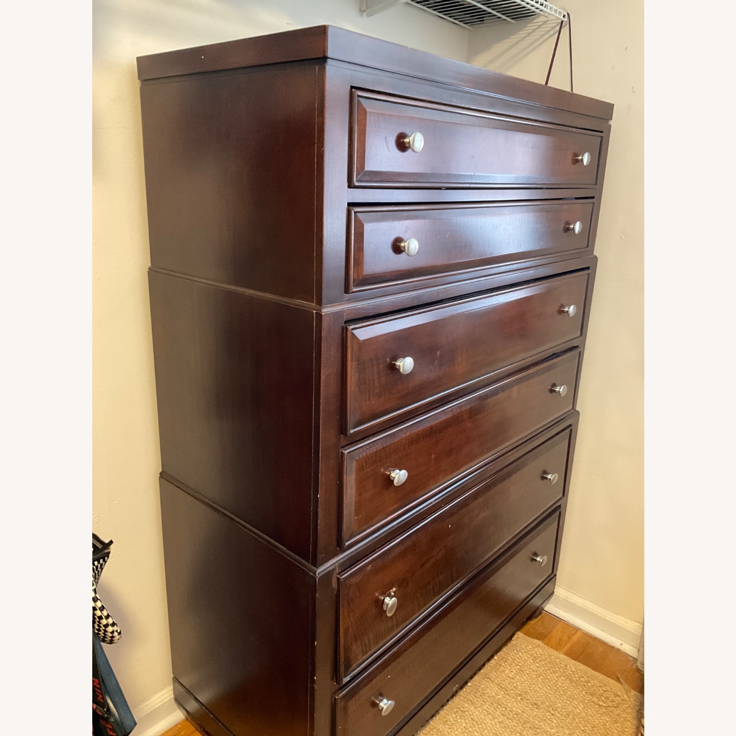 Raymour & Flanigan Dark Brown Dresser - image-1