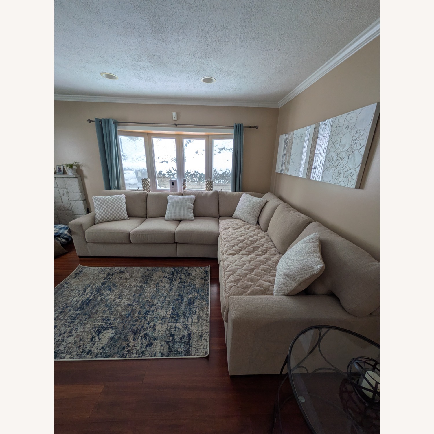 Larce 4-Piece Next-Gen Nuvella™ Performance Fabric Sectional - image-4