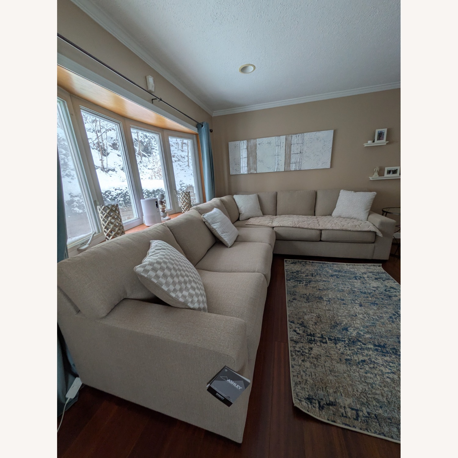 Larce 4-Piece Next-Gen Nuvella™ Performance Fabric Sectional - image-3