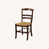 Pottery Barn Isabella Red Wood Dining Chairs