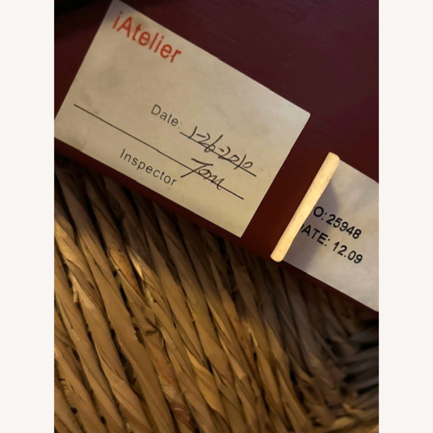 Pottery Barn Isabella Red Wood Dining Chairs - image-5