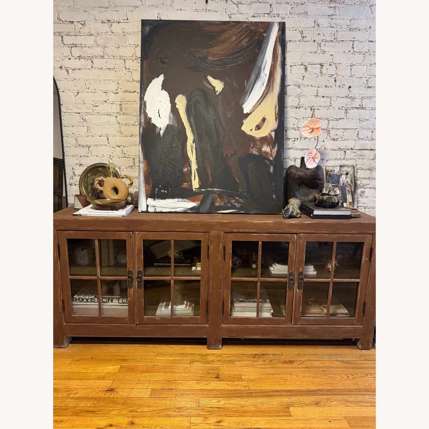 Ethan Allen Repainted Media Storage - image-3