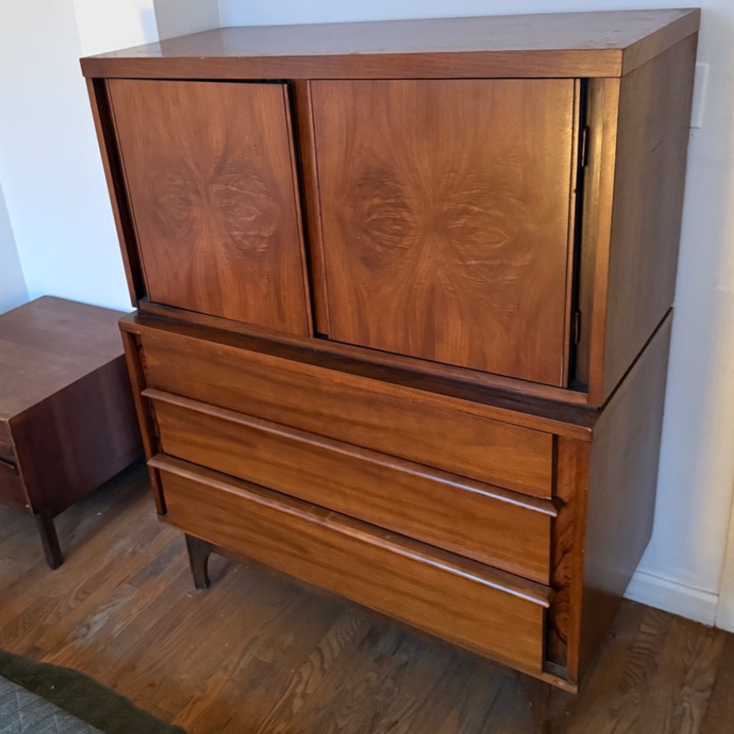 Mid-Century Kent Coffey "Predicta" High Dresser - image-4