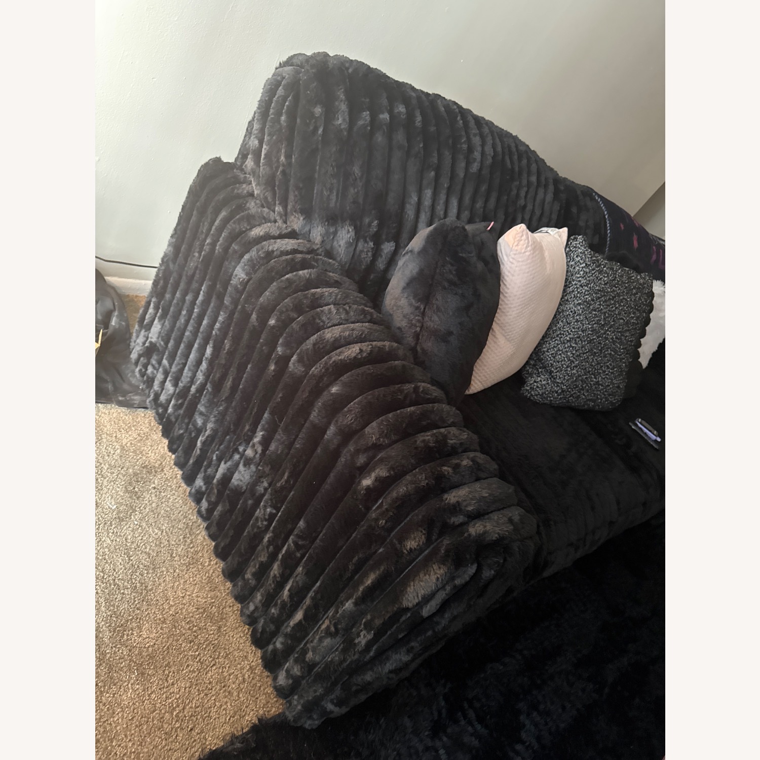 Ashley Furniture Black 2 Piece Sectional - image-3