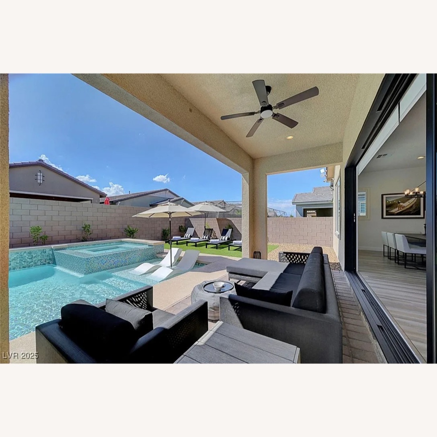 In-Pool Chaise Lounge Chairs, Set of 2, White - image-2