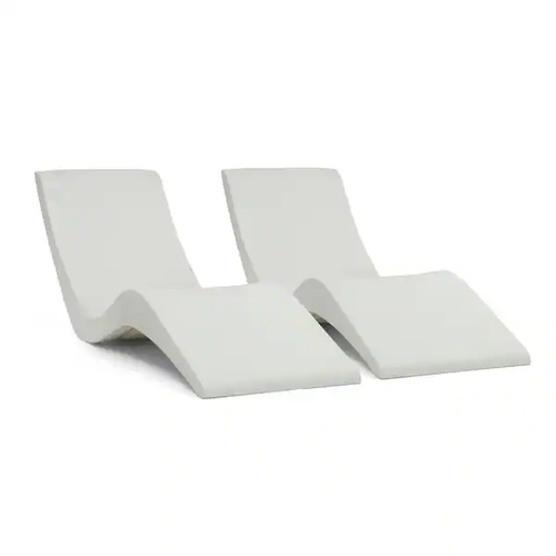 Used In-Pool Chaise Lounge Chairs, Set of 2, White for sale on AptDeco