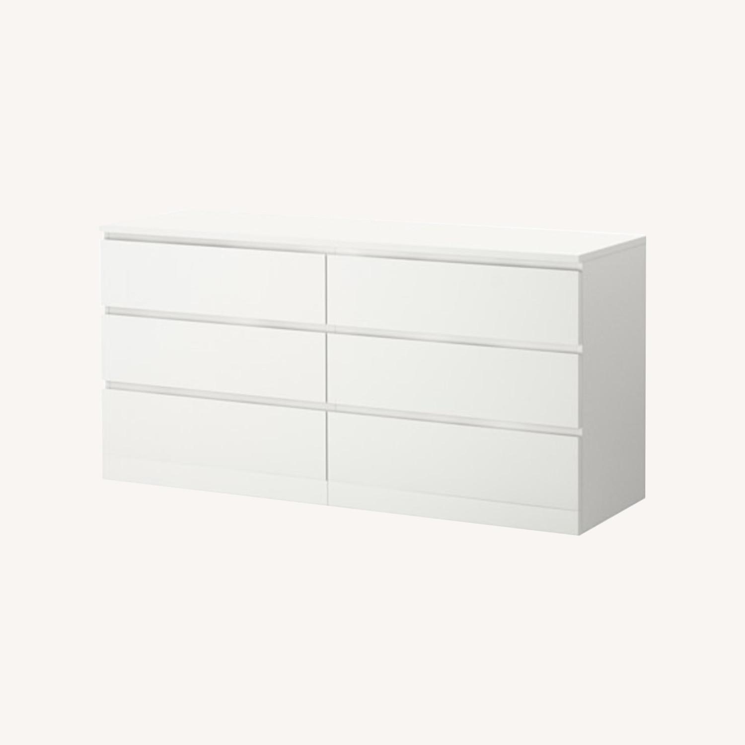 IKEA Malm White Dresser - image-0