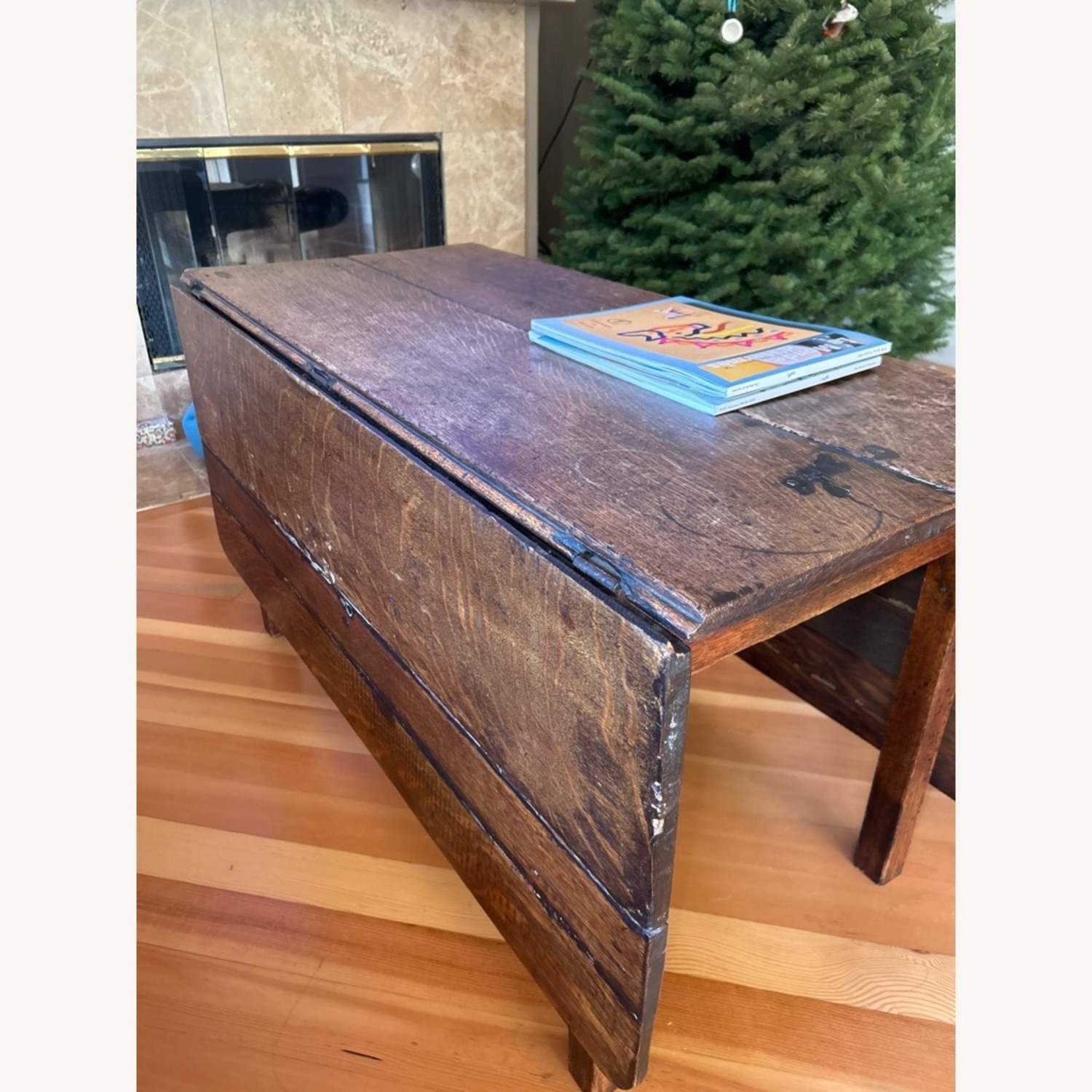 Vintage/Antique Finds Wood Coffee Table - image-1