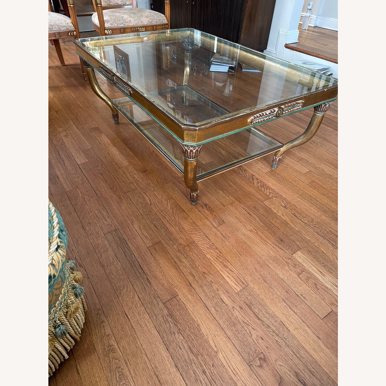 Taylor Made Custom Glass Top Coffee Table - image-4