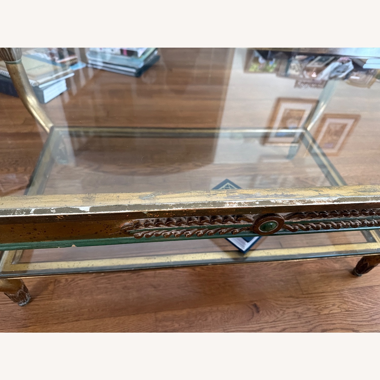 Taylor Made Custom Glass Top Coffee Table - image-3