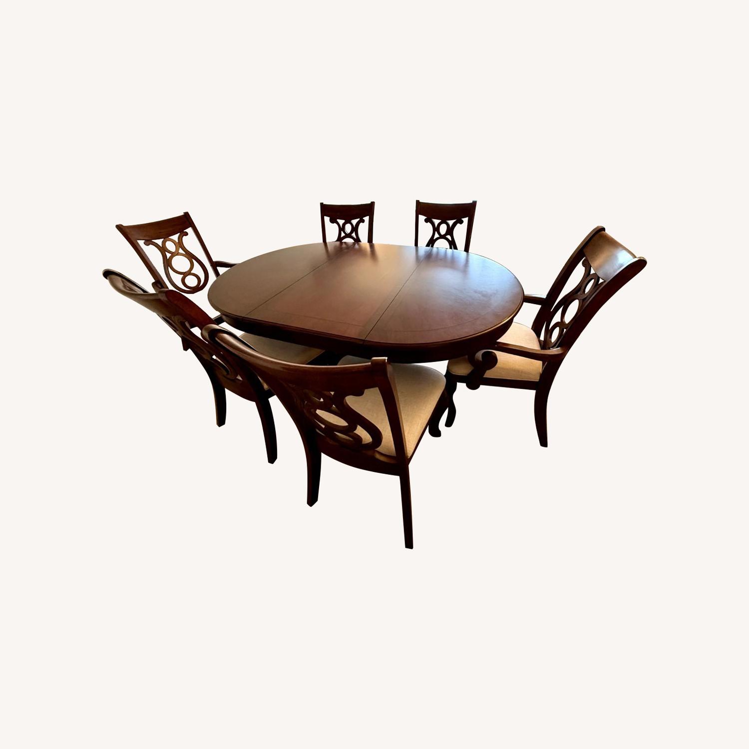 Legacy Classic Expandable Dining Set + 6 Chairs - image-0