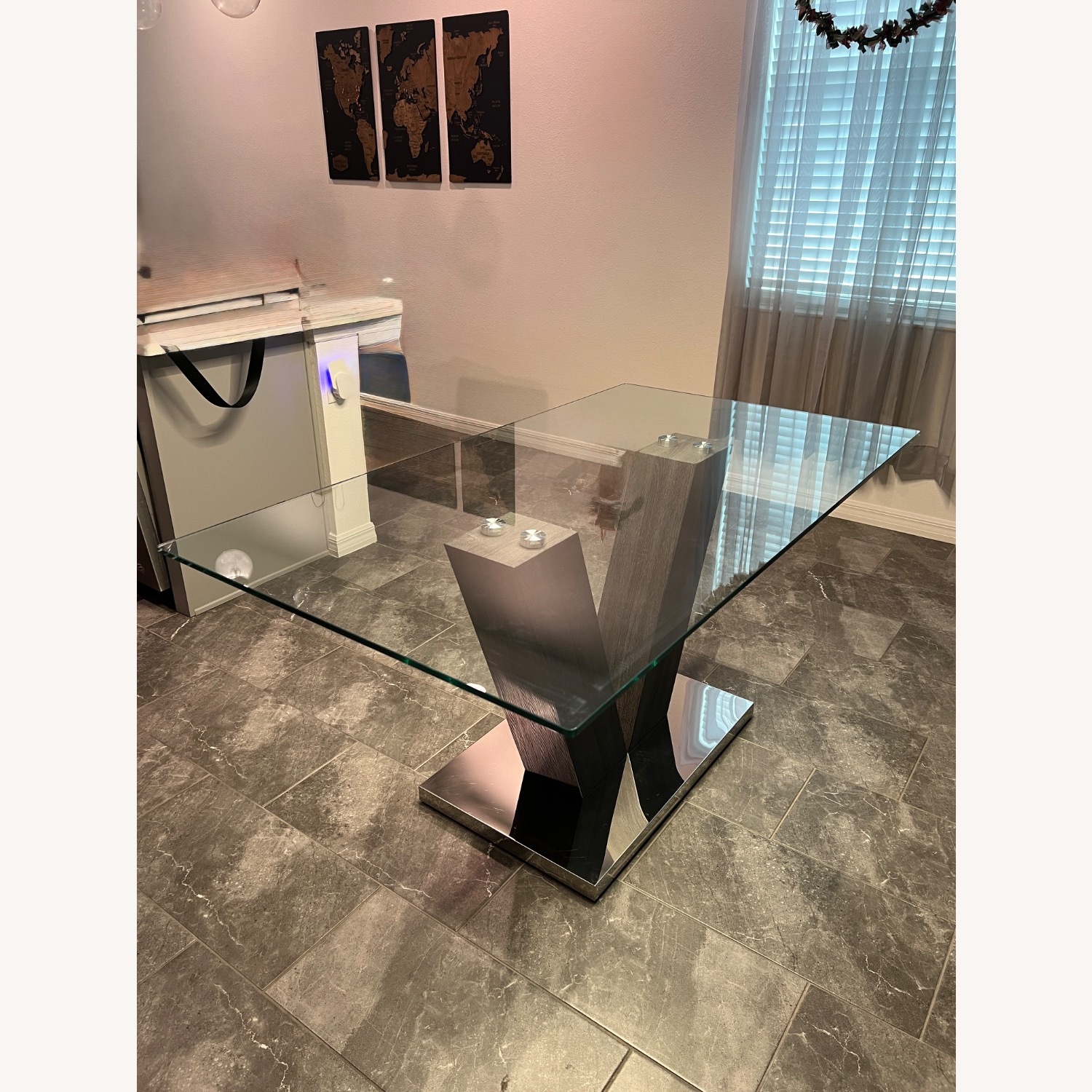 City Furniture Kendall Glass Dining Table - image-2