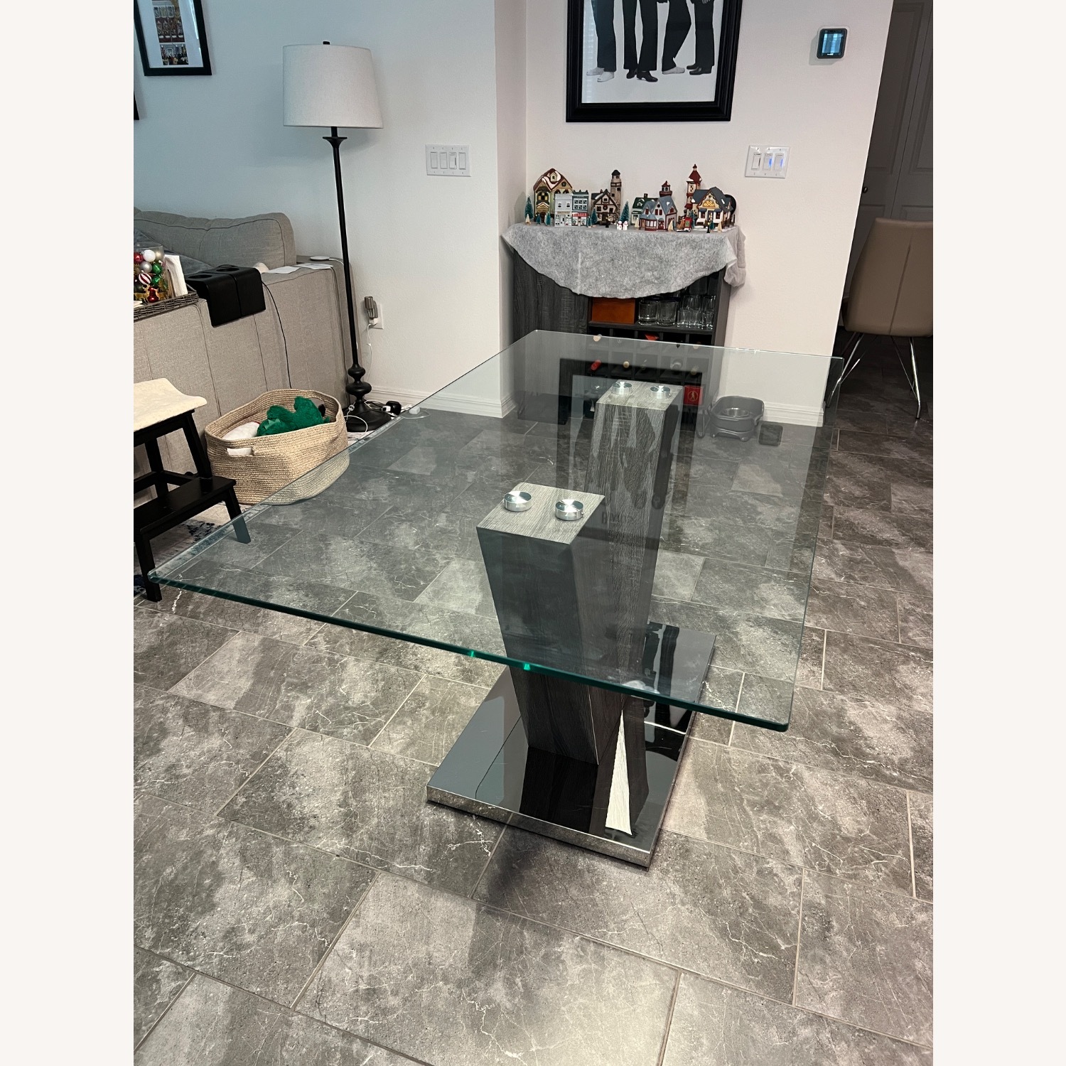 City Furniture Kendall Glass Dining Table - image-3