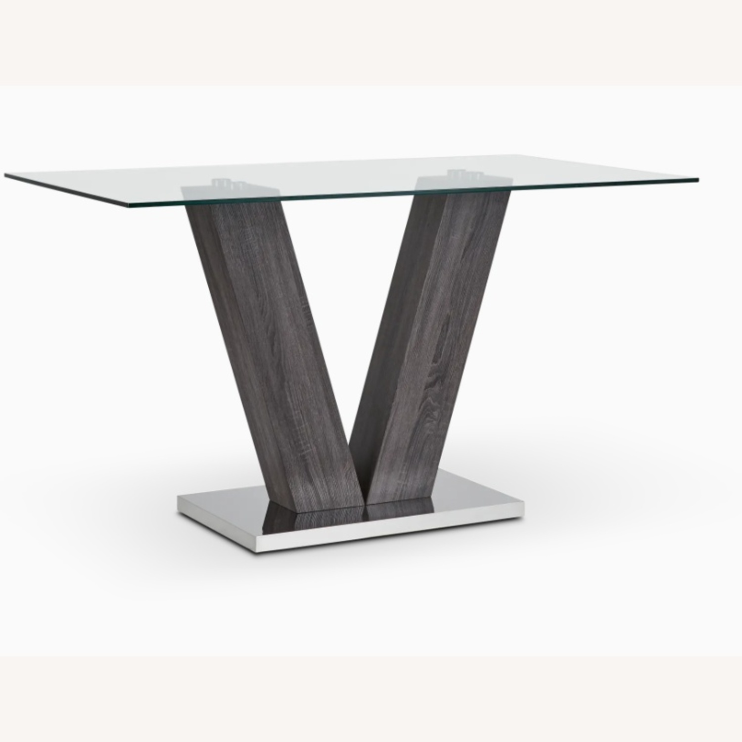 City Furniture Kendall Glass Dining Table - image-0