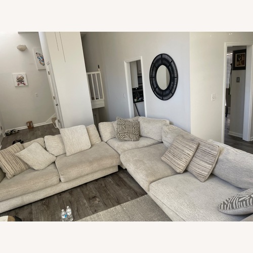 Used Natural Fabric 3+ Piece Sectional for sale on AptDeco