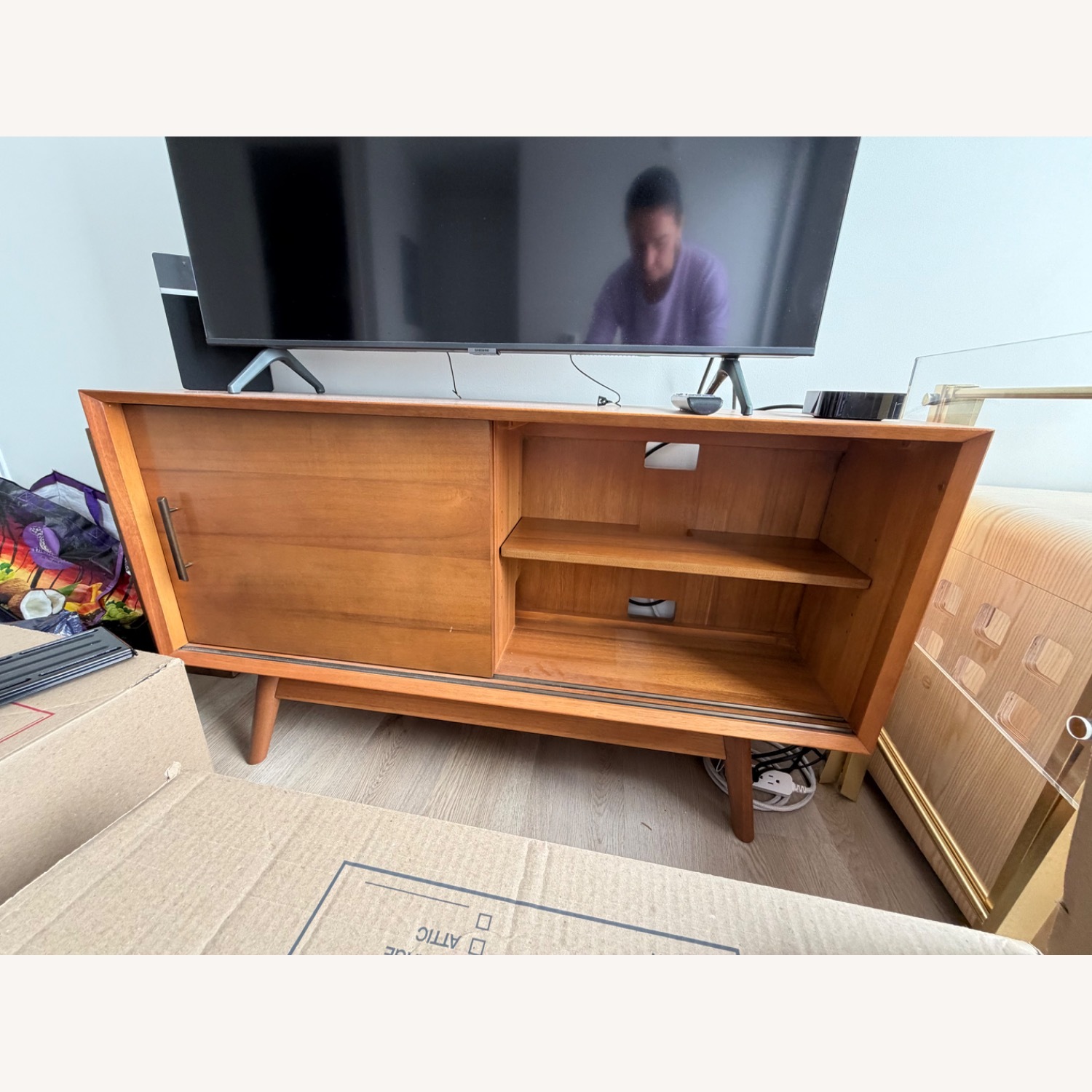 West Elm Mid-Century Narrow Media Console (48") - image-9