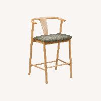 Article Fonra Counter Stool Natural Wood Stools