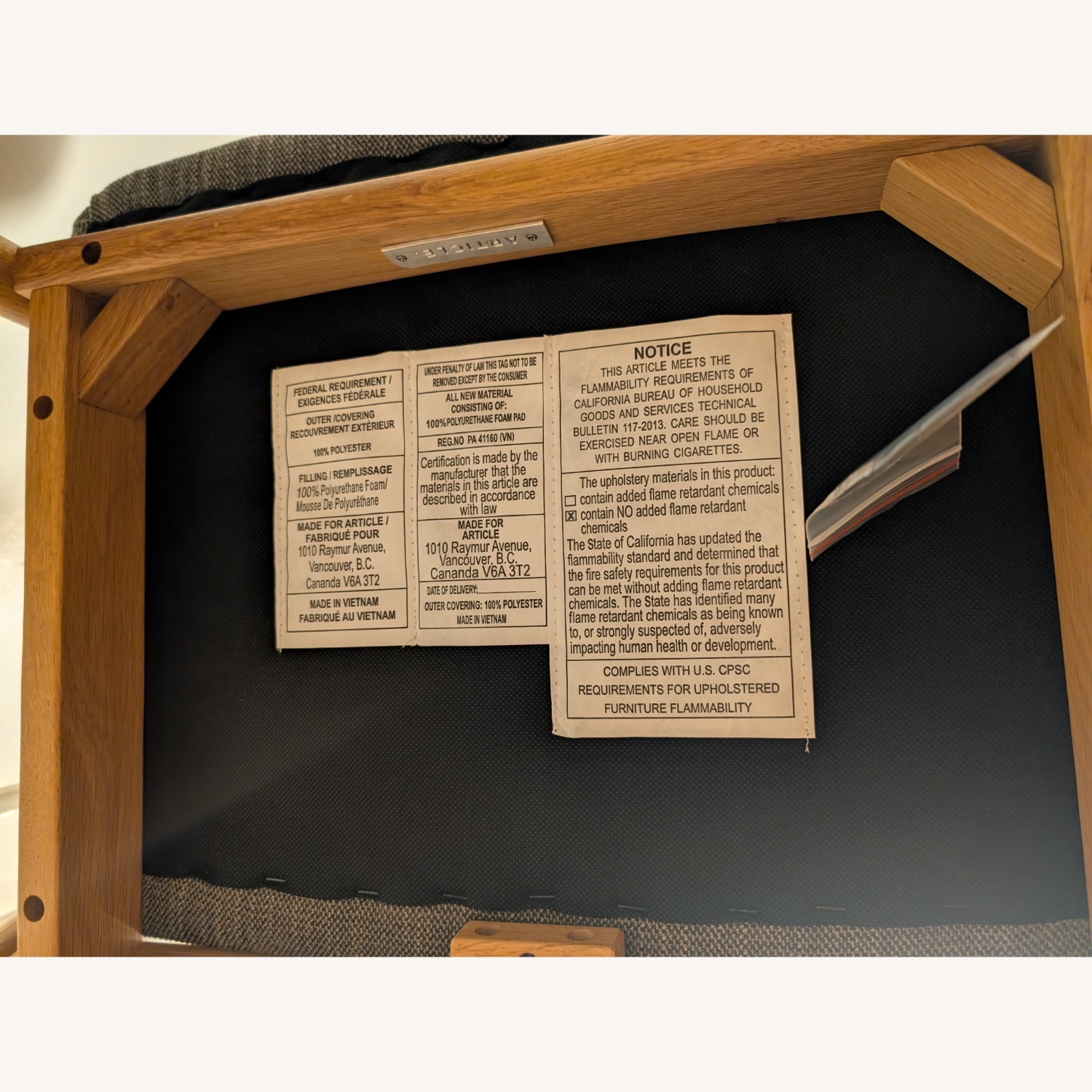 Article Fonra Counter Stool Natural Wood Stools - image-5