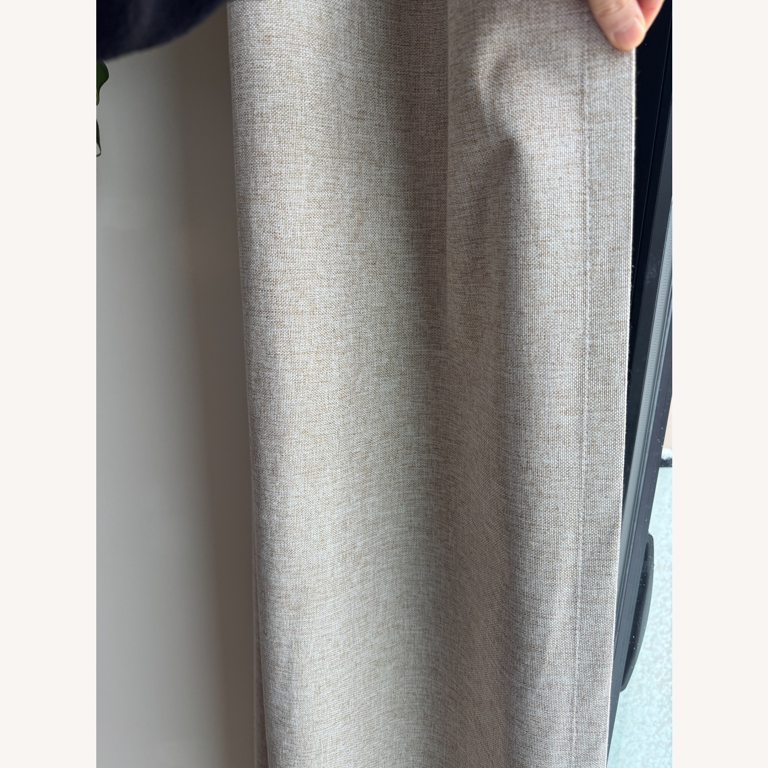 Mayra Natural Fabric Curtains - image-2