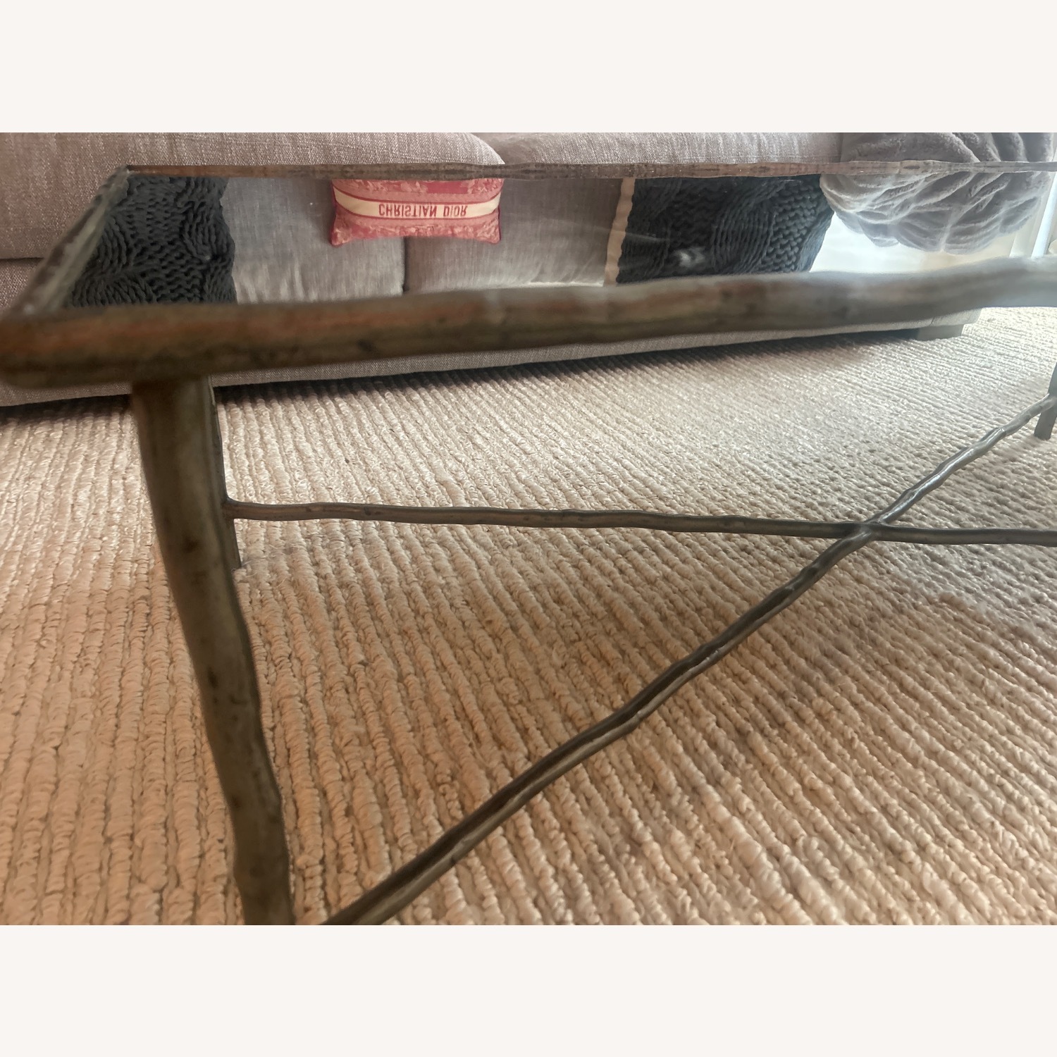 Bernhardt Mercury Glass Top Coffee  - image-7