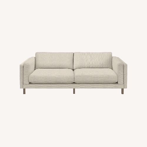 Used Room & Board Cade White Fabric 2 Seater Sofa for sale on AptDeco