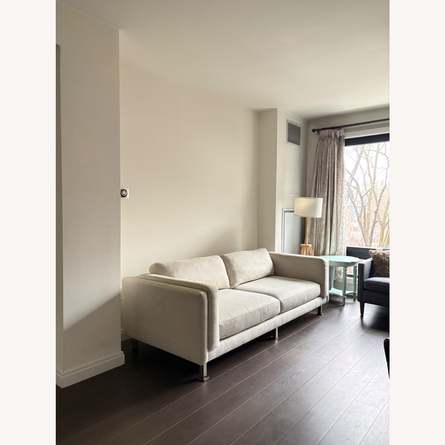 Room & Board Cade White Fabric 2 Seater Sofa - image-10