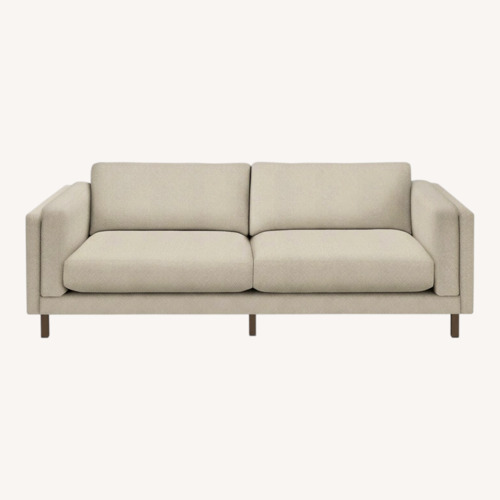 Used Room & Board Cade White Fabric 2 Seater Sofa for sale on AptDeco