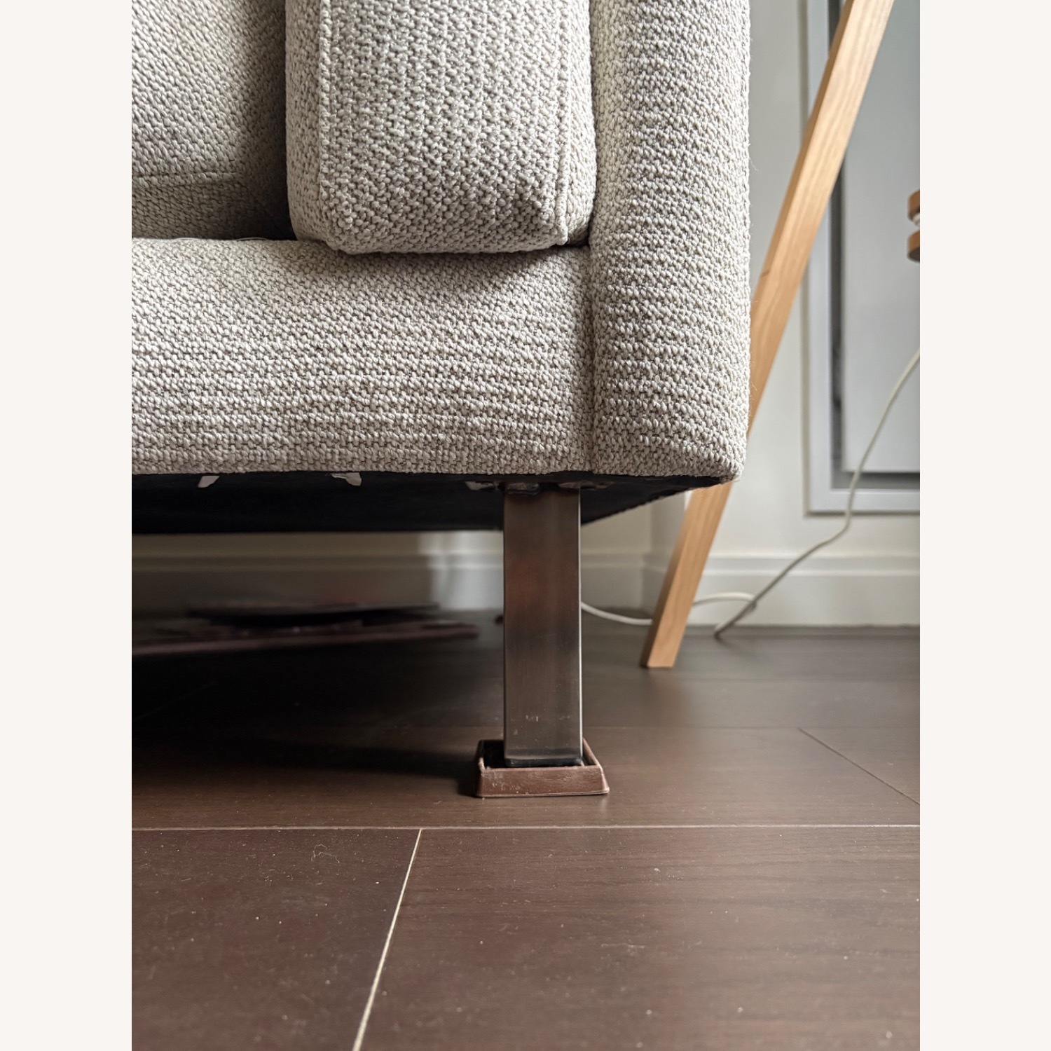 Room & Board Cade White Fabric 2 Seater Sofa - image-15