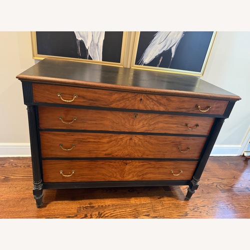 Used Vintage/Antique Dark Brown Wood Dresser for sale on AptDeco