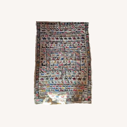 Used Natural Fabric Small Rug 3' x 5' for sale on AptDeco