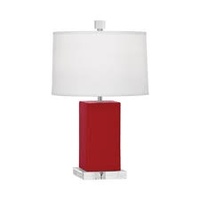 Safavieh Red Glass Table Lamp