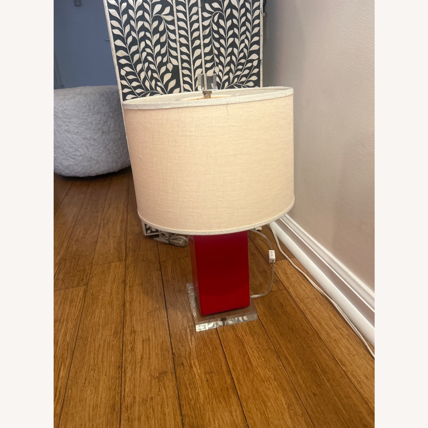 Safavieh Red Glass Table Lamp - image-3