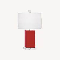 Safavieh Red Glass Table Lamp
