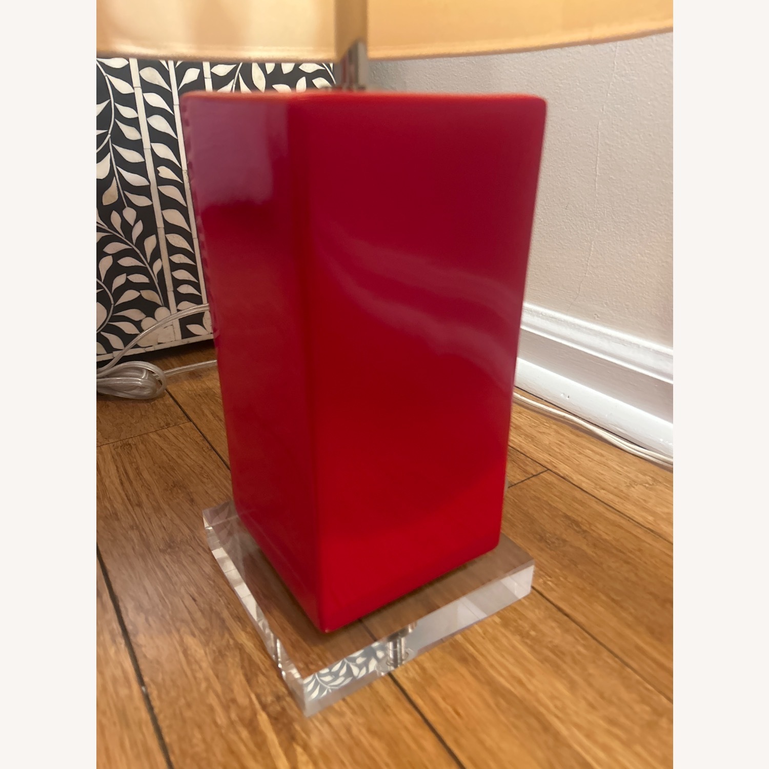 Safavieh Red Glass Table Lamp - image-4