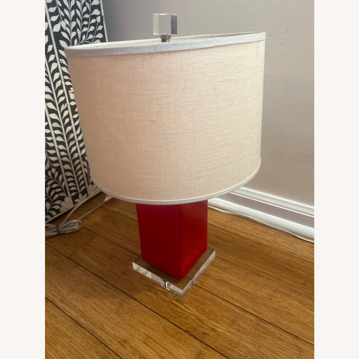 Safavieh Red Glass Table Lamp - image-2