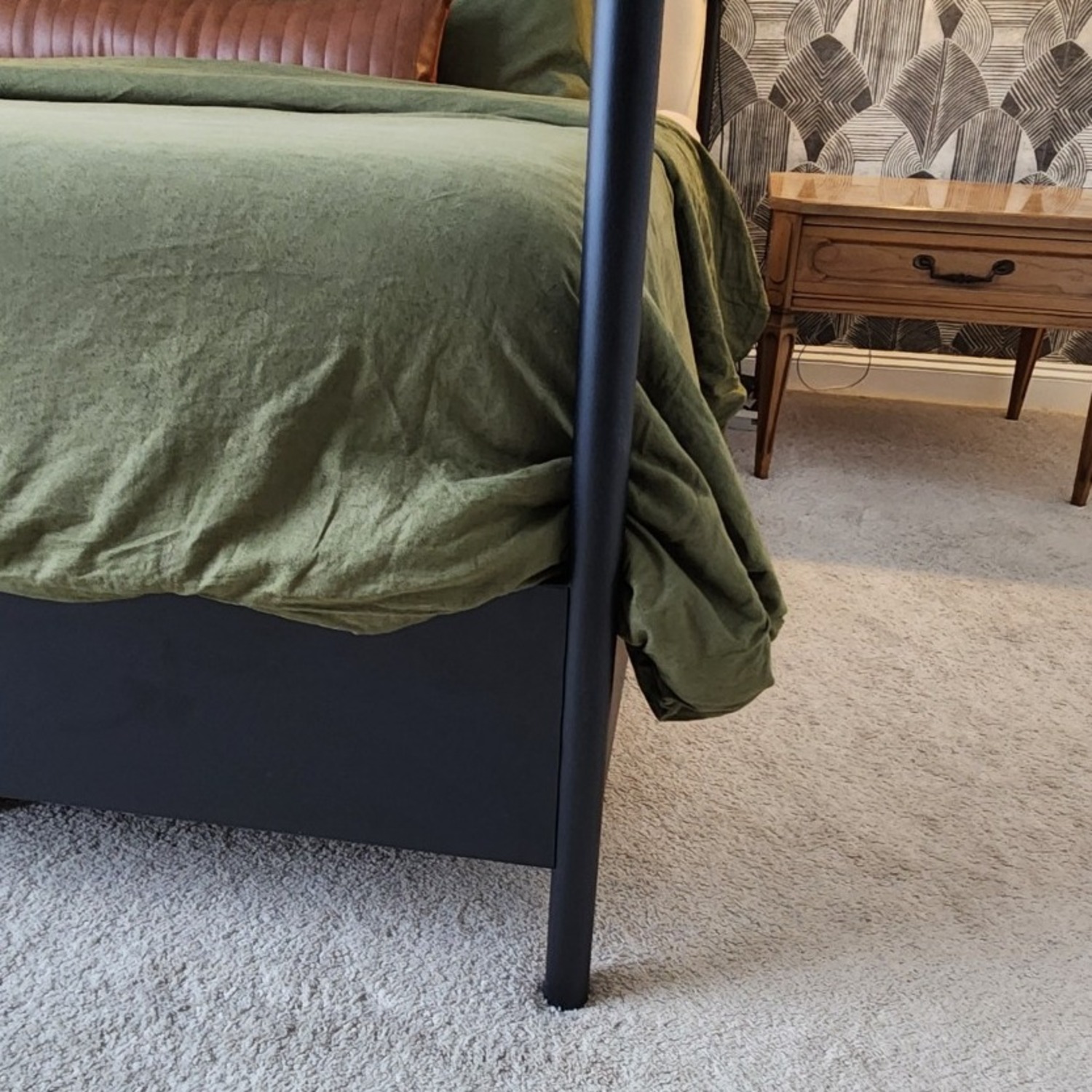 Crate & Barrel Canyon Arched King Canopy Bed - image-5