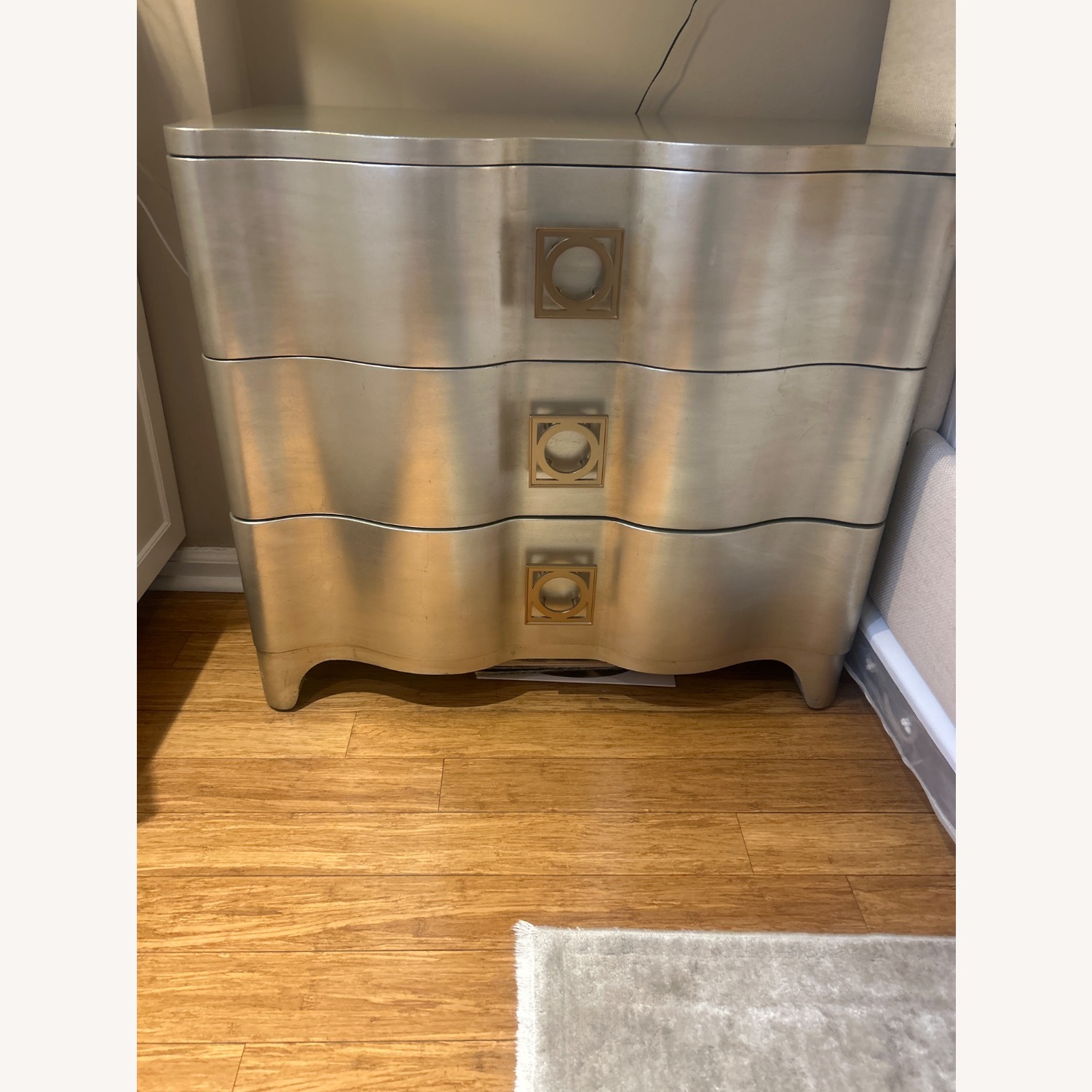 Bernhardt Light Gray Wood Dresser - image-1