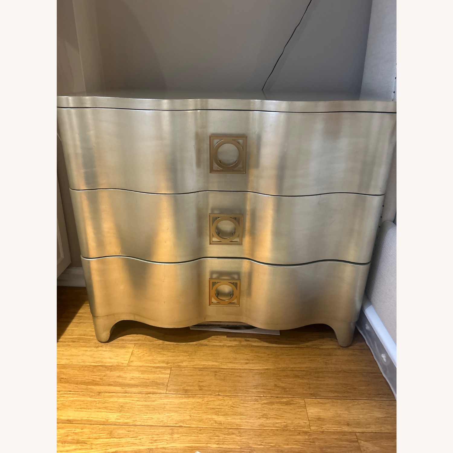 Bernhardt Light Gray Wood Dresser - image-5