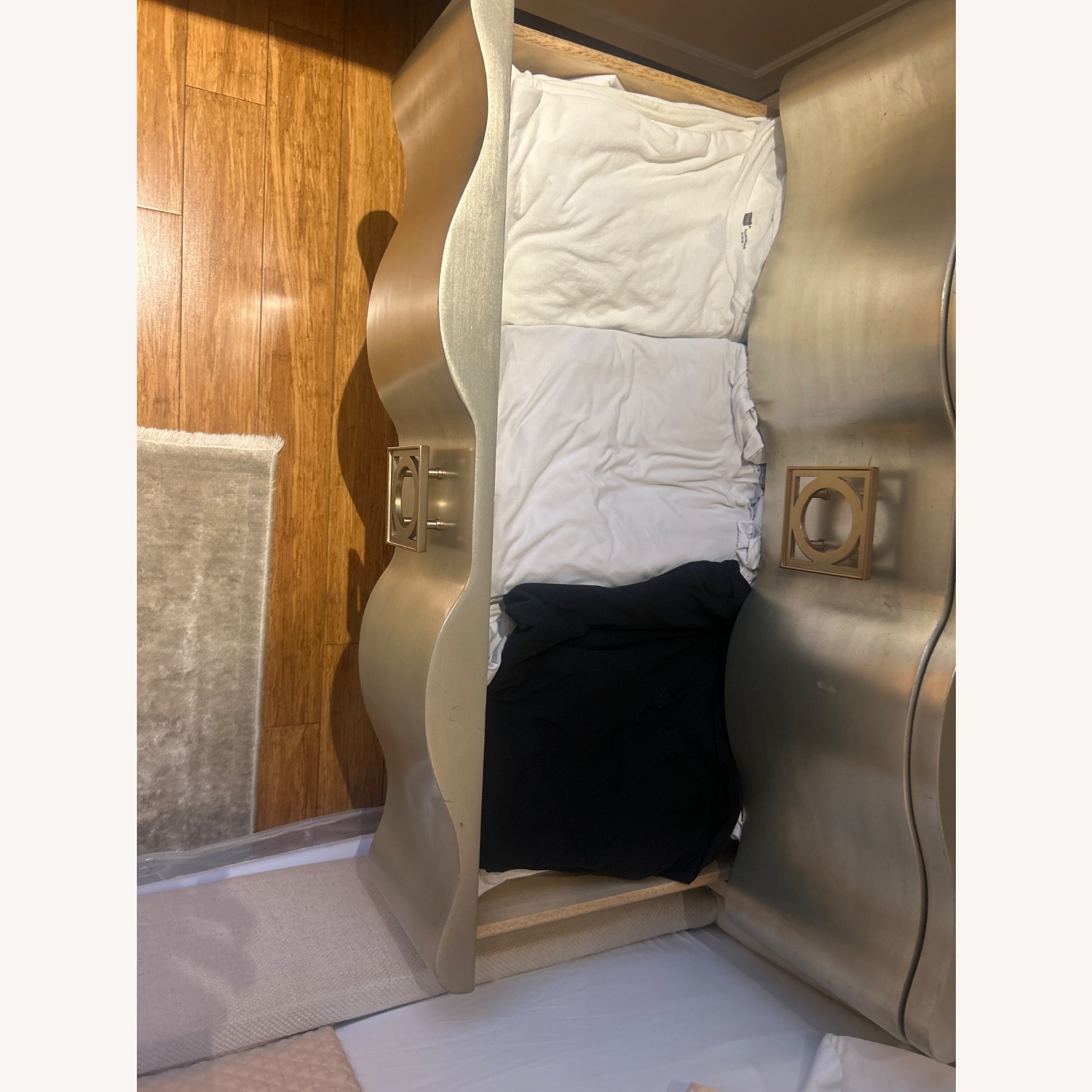 Bernhardt Light Gray Wood Dresser - image-7