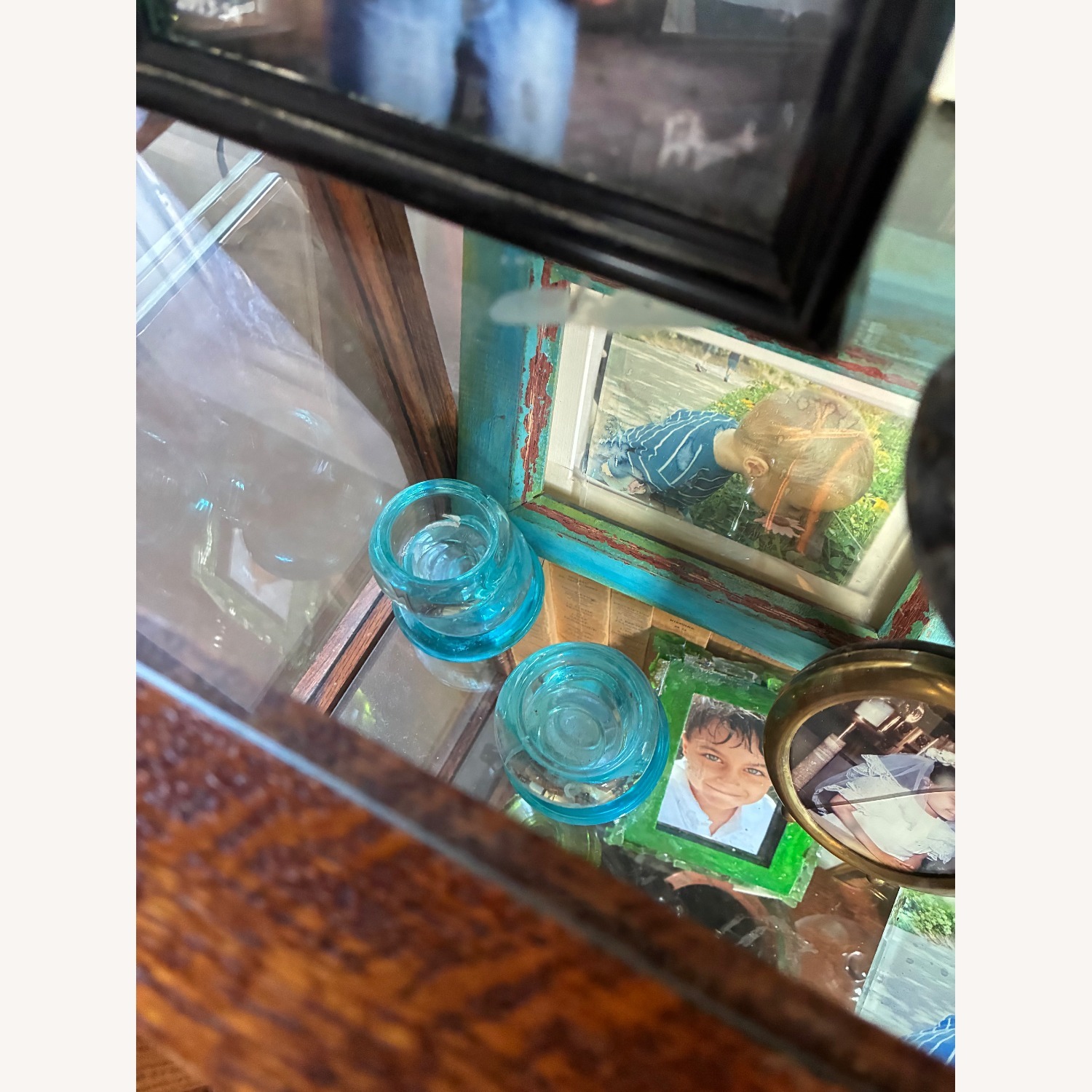 Vintage/Antique Finds Wood Bookcase - image-4