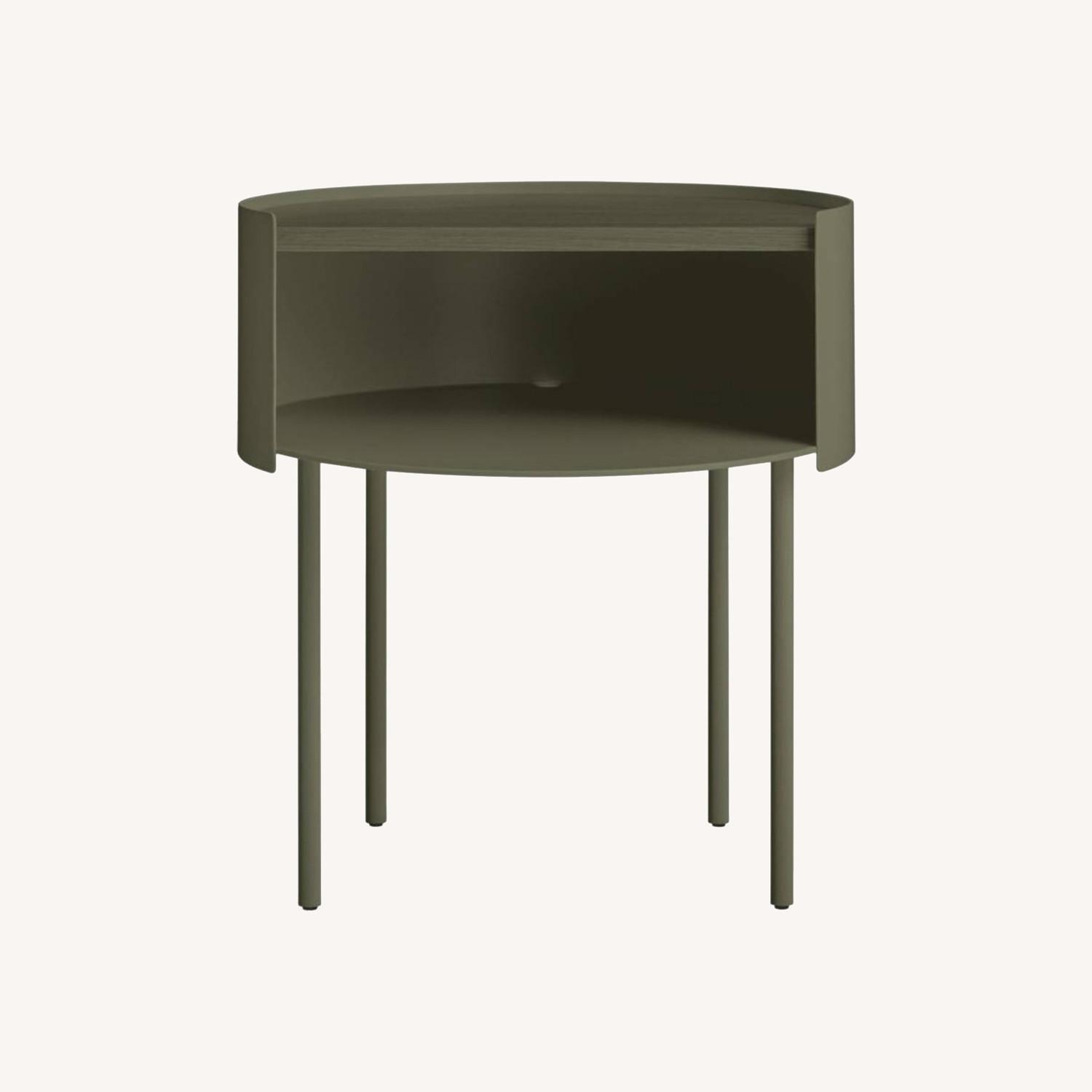 Blu Dot Green Metal Side Table - image-0