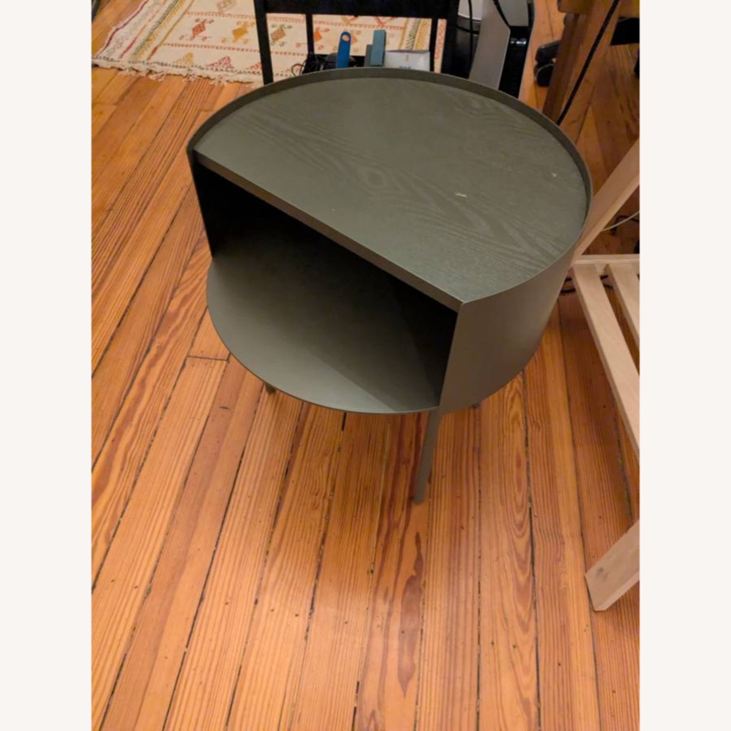 Blu Dot Green Metal Side Table - image-1