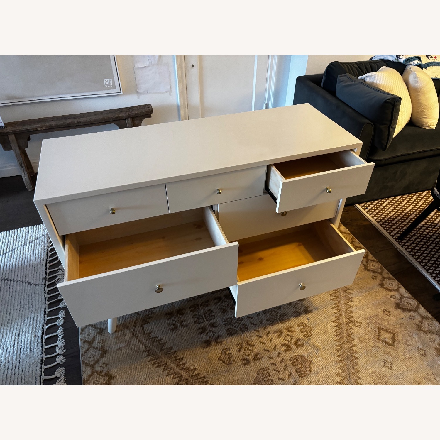 Babyletto White Wood Dresser - image-4