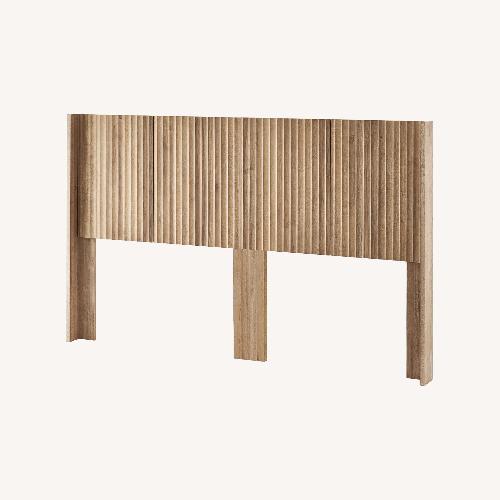 Used Mopio Brooklyn Natural Wood Headboard for sale on AptDeco