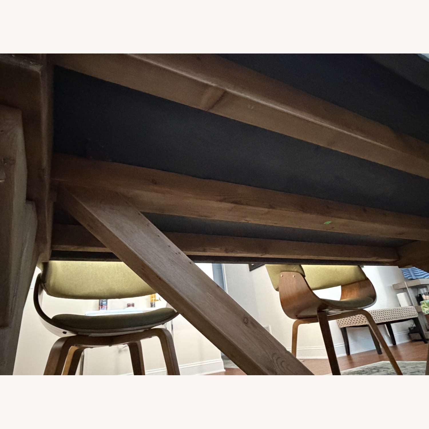 Restoration Hardware Light Gray Dining Table - image-4