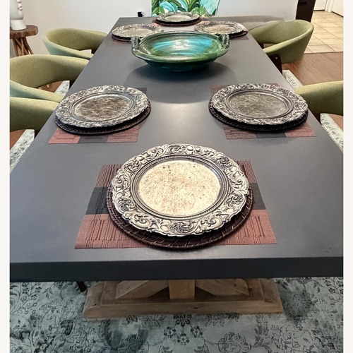 Used Restoration Hardware Light Gray Dining Table for sale on AptDeco