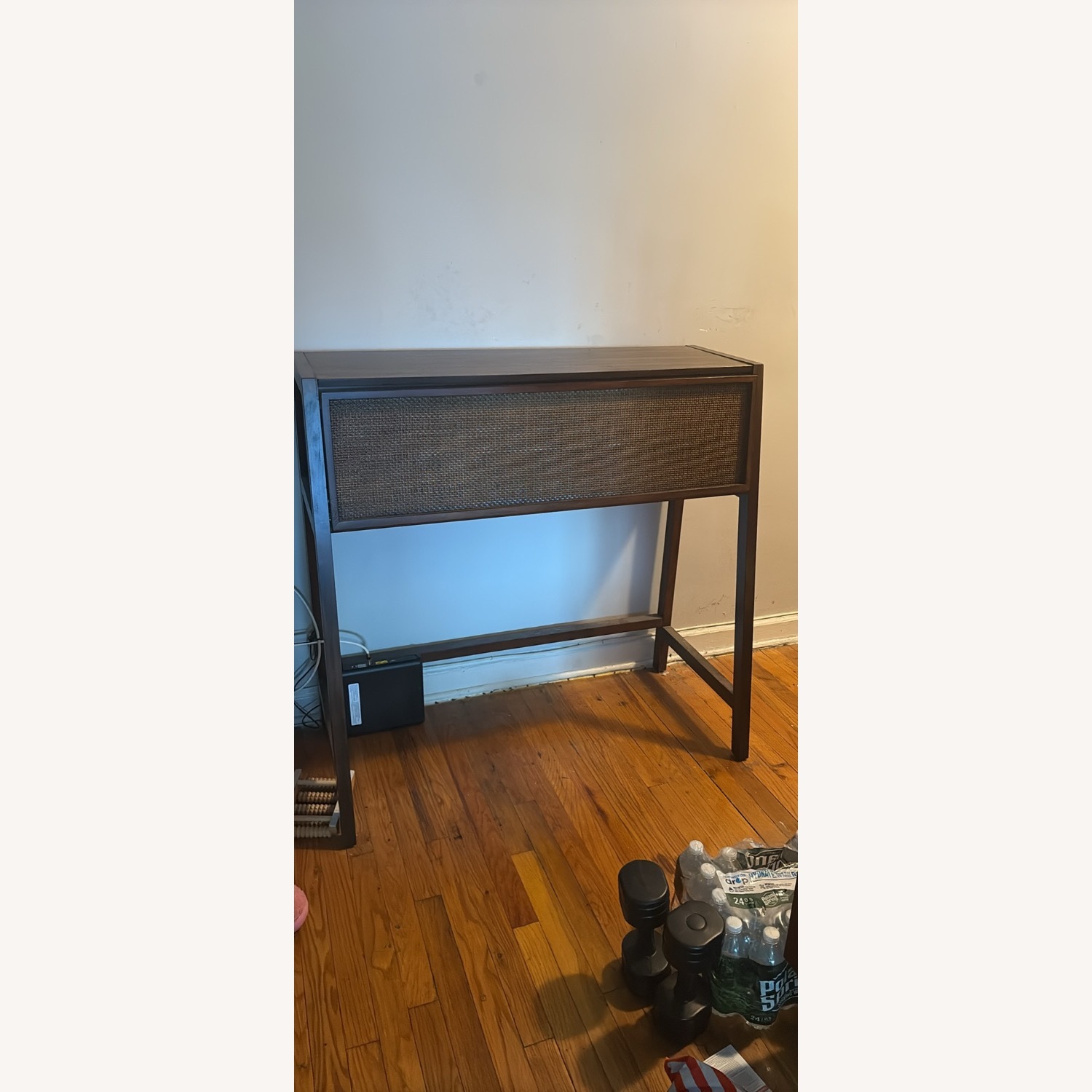 Magnolia Heart & Hand Dark Brown Wood Dresser - image-1